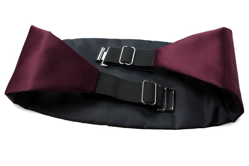 Spring Notion Men's Cummerbund and Bow Tie Set Antique Gold - Image 4